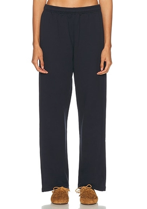 H-O-R-S-E The Straight Sweatpant in Navy - Navy. Size XS (also in S, L).