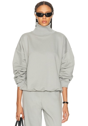 H-O-R-S-E The Turtleneck Sweatshirt in Gray - Grey. Size S (also in XS, M, L).