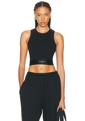 Givenchy Cropped Tank Top in Black - Black. Size XS (also in L).