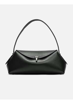 T-Lock Grained-Leather Shoulder