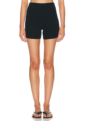 Alexander Wang Track Stripe Bike Short in Black - Black. Size S (also in XS, M, L).