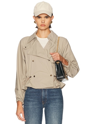 Burberry Rosewin Jacket in Saltmarsh Beige - Beige. Size 2 (also in ).