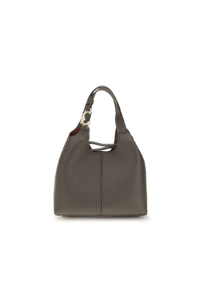 Coccinelle Brown Calf Leather Bos Taurus Shoulder Bag