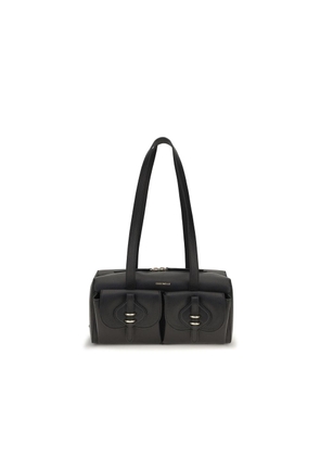 Coccinelle Black Calf Leather Bos Taurus Shoulder Bag