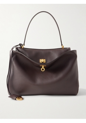 Balenciaga - Rodeo Medium Leather Shoulder Bag - Brown - One size