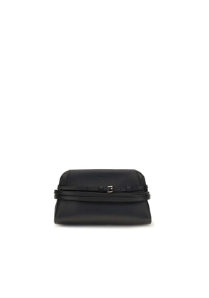 Moschino Black Goatskin Shoulder Bag