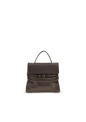 Moschino Brown Goatskin Shoulder Bag