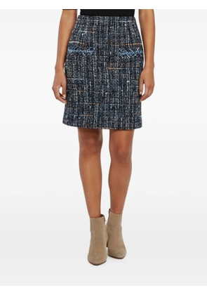 SANDRO A-line tweed mini skirt - Blue