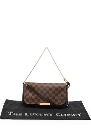 Louis Vuitton Pre-Owned 2015 Favorite Damier Ebene shoulder bag - Brown