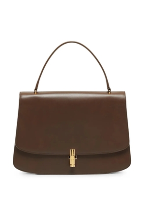 The Row Pre-Owned Sofia leather tote bag - Brown