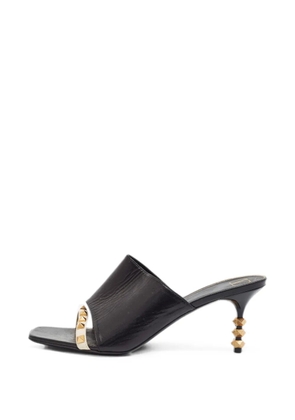 Valentino Garavani Pre-Owned Rockstud leather mules - Black