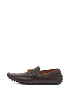 Louis Vuitton Pre-Owned Monte Carlo leather loafers - Brown