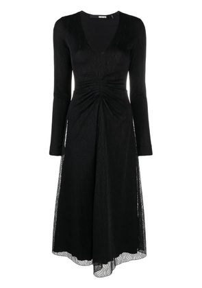 ROTATE BIRGER CHRISTENSEN Sierra ruched-detail midi dress - Black