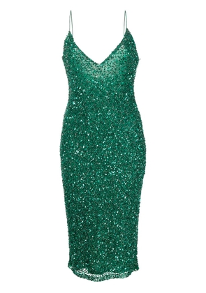 Retrofete Billie sequin-embellished midi dress - Green