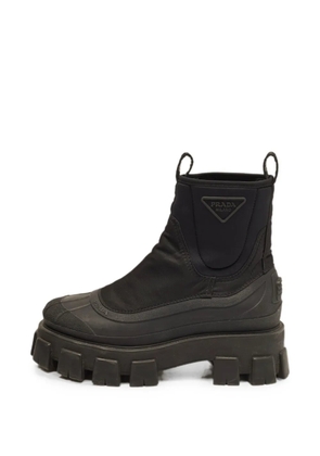 Prada Pre-Owned Monolith ankle boots - Black