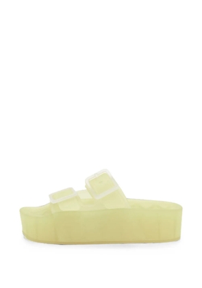 Balenciaga Pre-Owned Mallorca platform sandals - Yellow