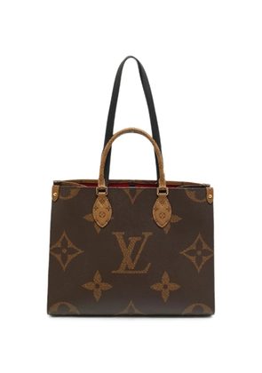 Louis Vuitton Pre-Owned Onthego Monogram Giant Reverse tote bag - Brown