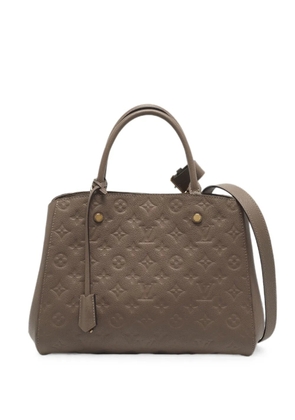 Louis Vuitton Pre-Owned 2017 MM Montaigne Monogram Empreinte tote bag - Neutrals