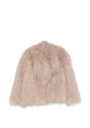 Liska Tibet-lamb jacket - Neutrals