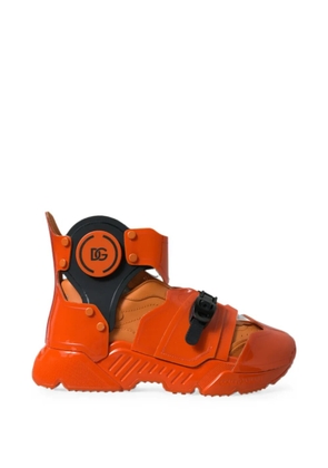 Dolce & Gabbana Portofino chunky high-top sneakers - Orange