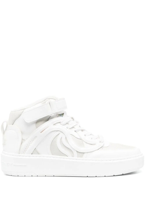 Stella McCartney logo patch faux leather sneakers - White