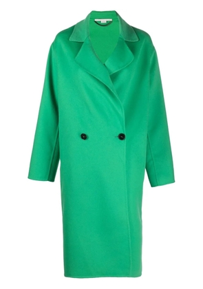 Stella McCartney double-breasted wool coat - Green