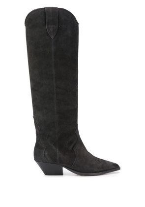 ISABEL MARANT Denvee point-toe boots - Black