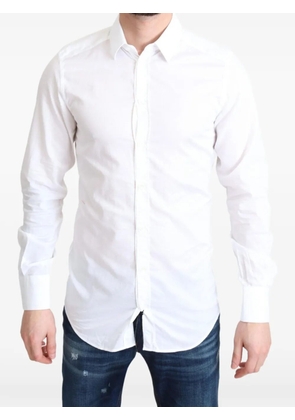Dolce & Gabbana button-down collared shirt - White