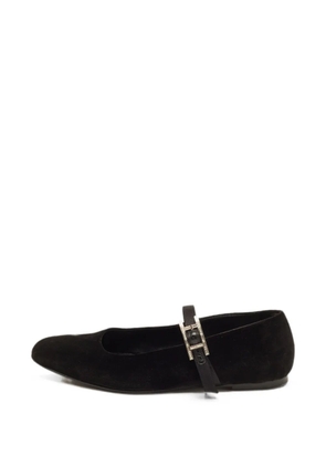 Hermès Pre-Owned Jane buckle-fastening ballet flats - Black