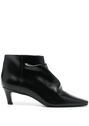 TOTEME 60mm leather ankle boots - Black