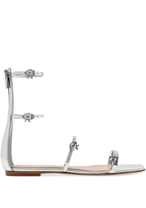 Gianvito Rossi Ribbon Downtown sandals - Silver