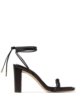 Jimmy Choo Diosa 85mm leather sandals - Black