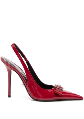 Versace 110mm Gianni Ribbon pumps - Red