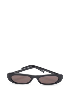 Saint Laurent Pre-Owned cat-eye frame sunglasses - Black