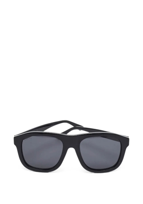 Gucci Pre-Owned square-frame sunglasses - Black