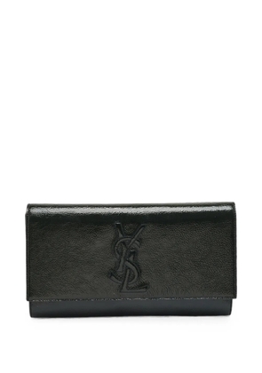 Saint Laurent Pre-Owned Belle De Jour leather clutch bag - Green