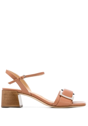 Sergio Rossi block heel sandals - Brown