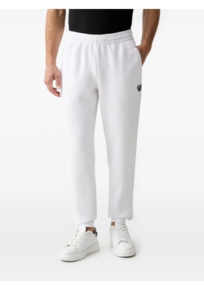 Ea7 Emporio Armani logo-patch zip-up tracksuit - White