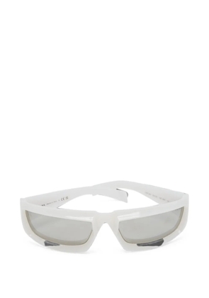 Prada Pre-Owned rectangle-frame sunglasses - White