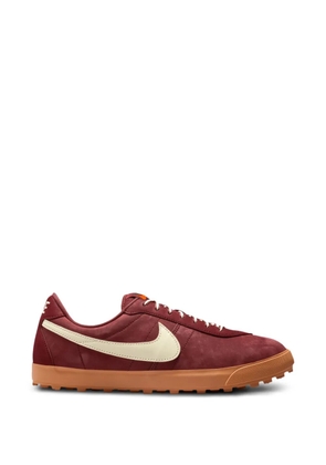Nike Swoosh-patch panelled sneakers - Red