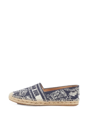 Christian Dior Pre-Owned Granville flat espadrilles - Blue