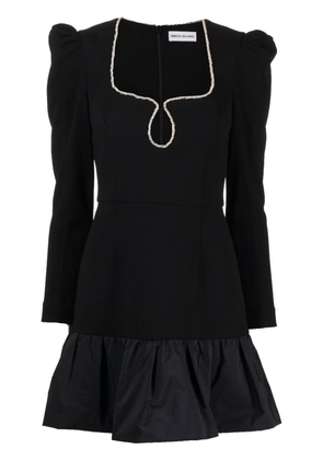 Rebecca Vallance Katie long-sleeve minidress - Black