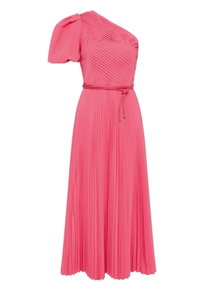 Rebecca Vallance one-shoulder pleated dress - Pink