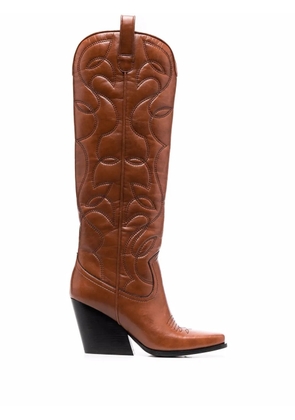 Stella McCartney Cowboy Cloudy knee-high boots - Brown