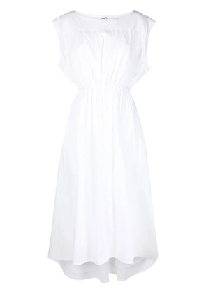 TOTEME asymmetric midi dress - White