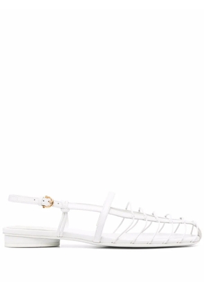 Ferragamo strappy buckle-fastening sandals - White