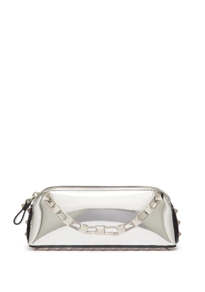Valentino Garavani mini Rockstud clutch bag - Silver
