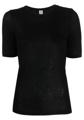 TOTEME crew-neck T-shirt - Black