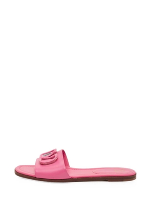Valentino Garavani Pre-Owned VLogo slide flat sandals - Pink