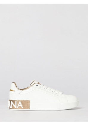DOLCE & GABBANA Sneakers Woman color Gold